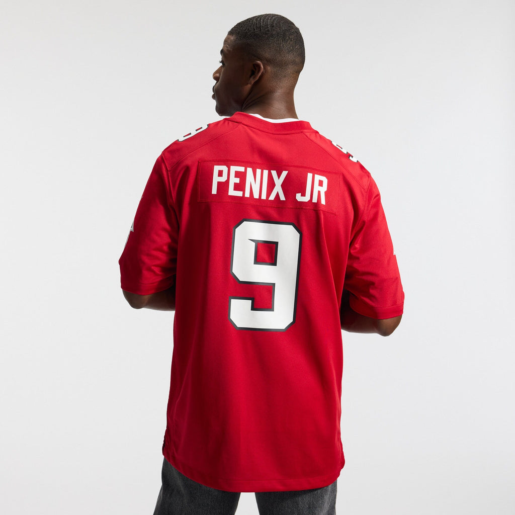Atlanta Falcons Michael Penix Jr. Red Game Football Jersey
