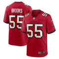 Tampa Bay Buccaneers Derrick Brooks Red Retired Player Game Football Jersey