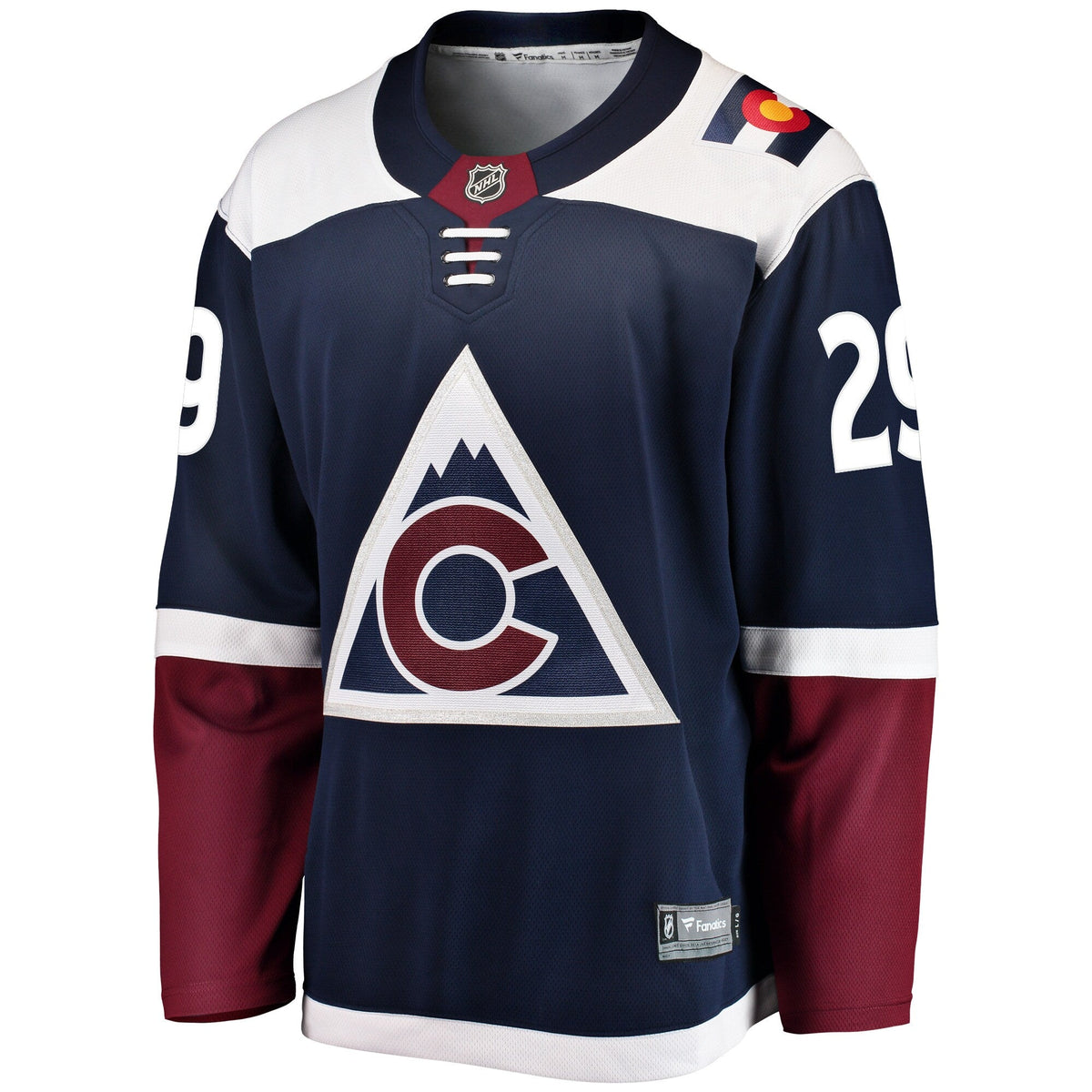 Colorado Avalanche Nathan MacKinnon Navy Breakaway Hockey Jersey