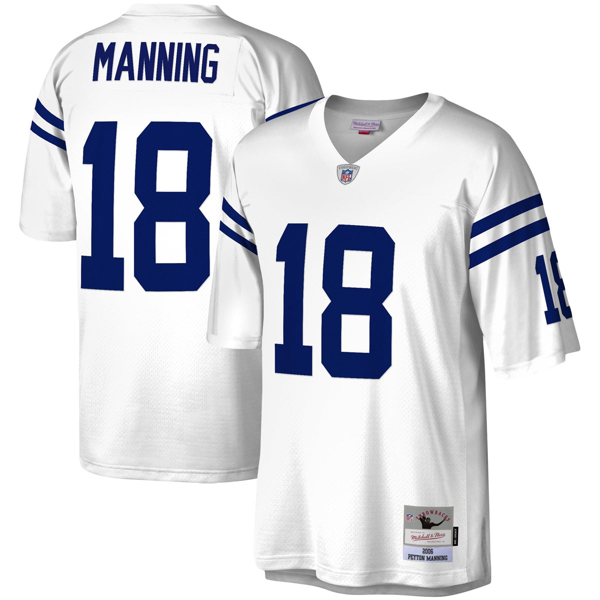 Indianapolis Colts Peyton Manning White Legacy Replica Football Jersey