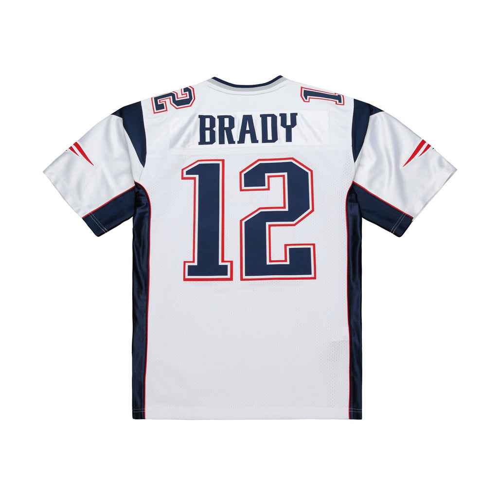 New England Patriots Tom Brady White 2000 Football Jersey