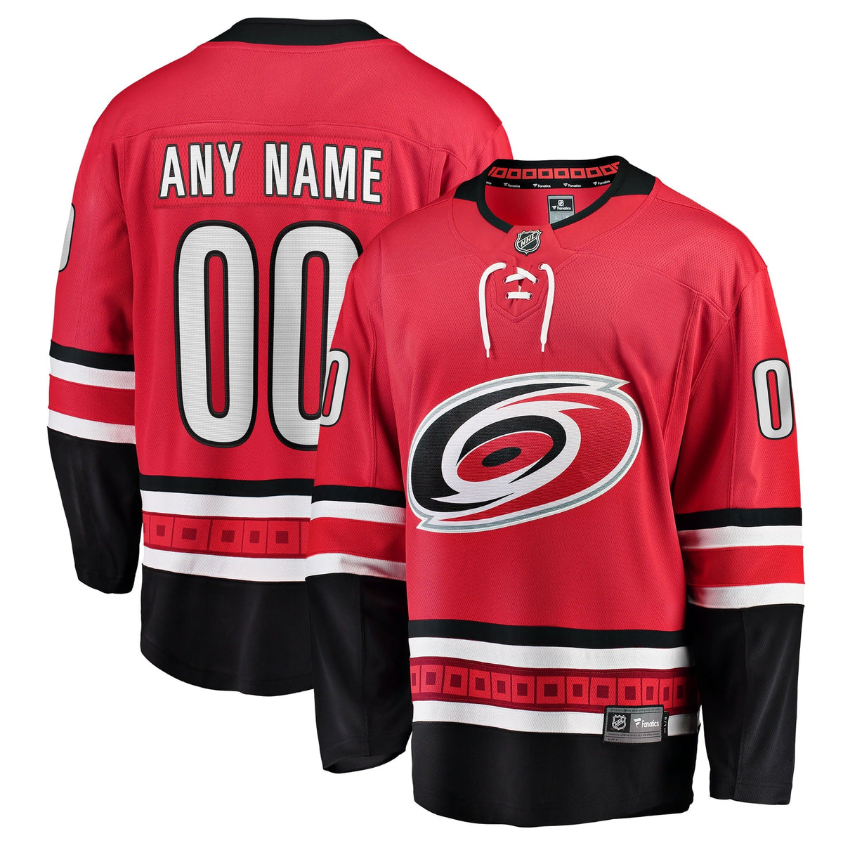 Carolina Hurricanes Red Alternate Breakaway Custom Hockey Jersey