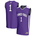 #1 TCU Horned Frogs Lightweight Collegiate Basketball Fashion Jersey - Purple