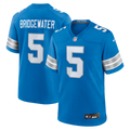Detroit Lions Teddy Bridgewater Blue Team Game Football Jersey