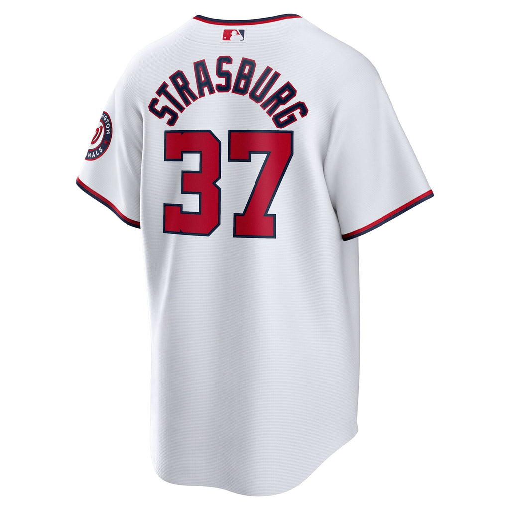 Washington Nationals Stephen Strasburg White Home Replica Baseball Jersey