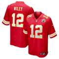 Kansas City Chiefs Jared Wiley Red Game Football Jersey