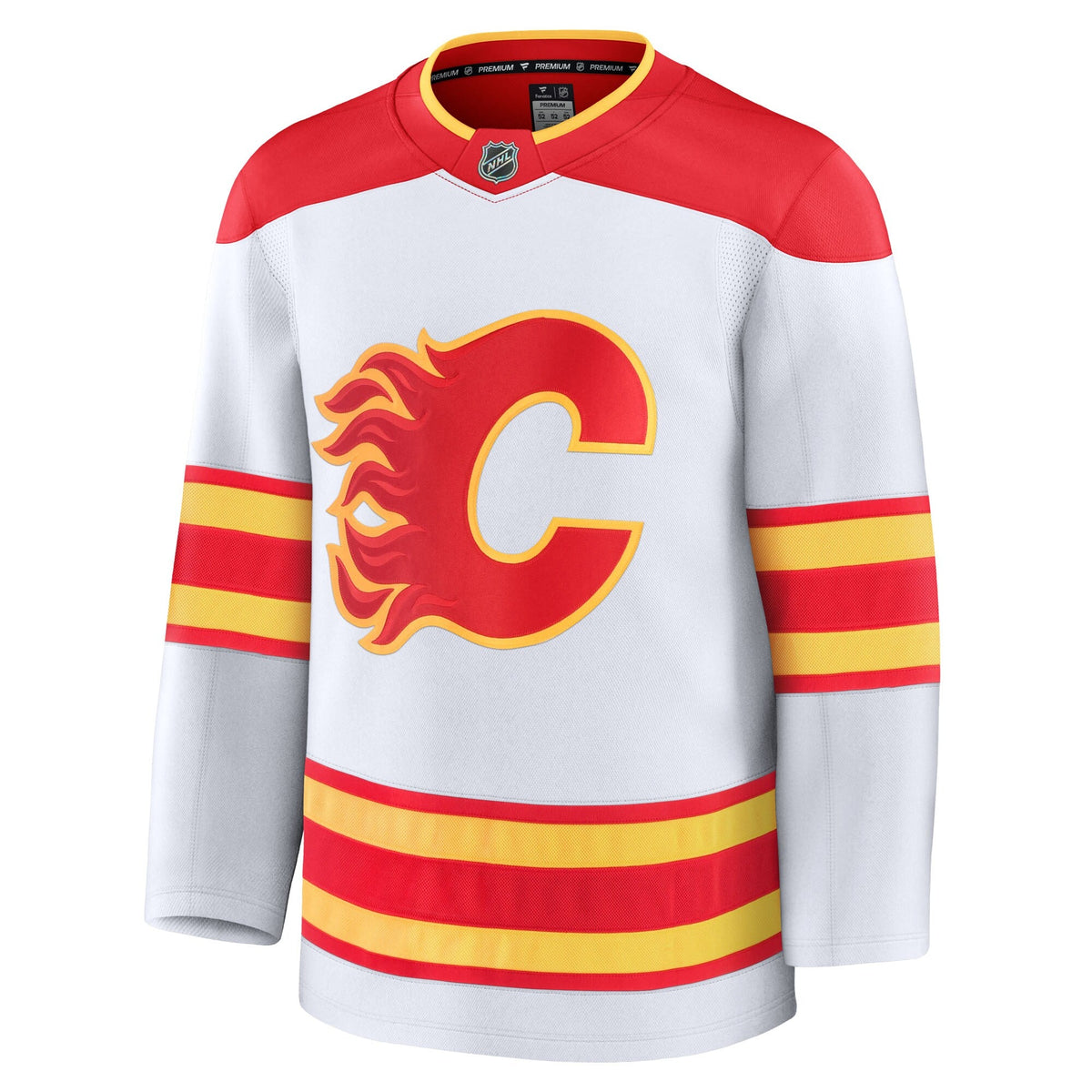 Calgary Flames White Away Premium Jersey