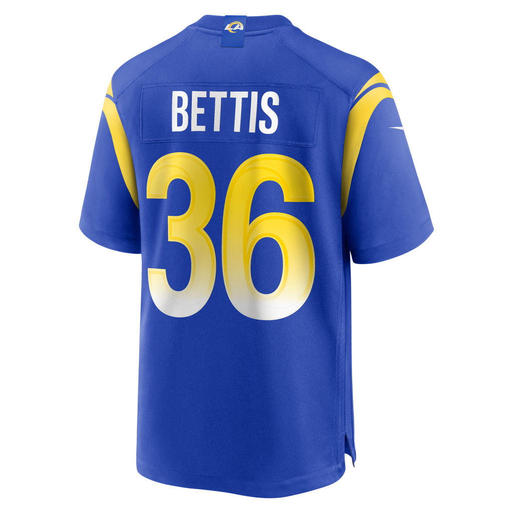 Los Angeles Rams Jerome Bettis Royal Game Retired Player Football Jersey