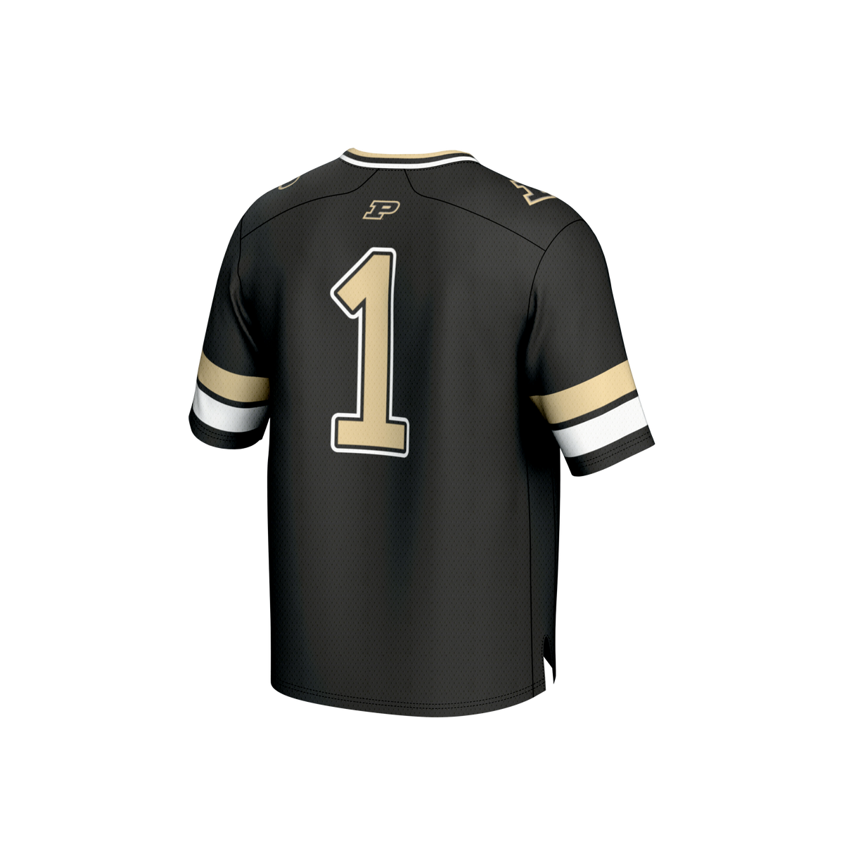 #1 Purdue Boilermakers Collegiate Football Fashion Jersey - Black