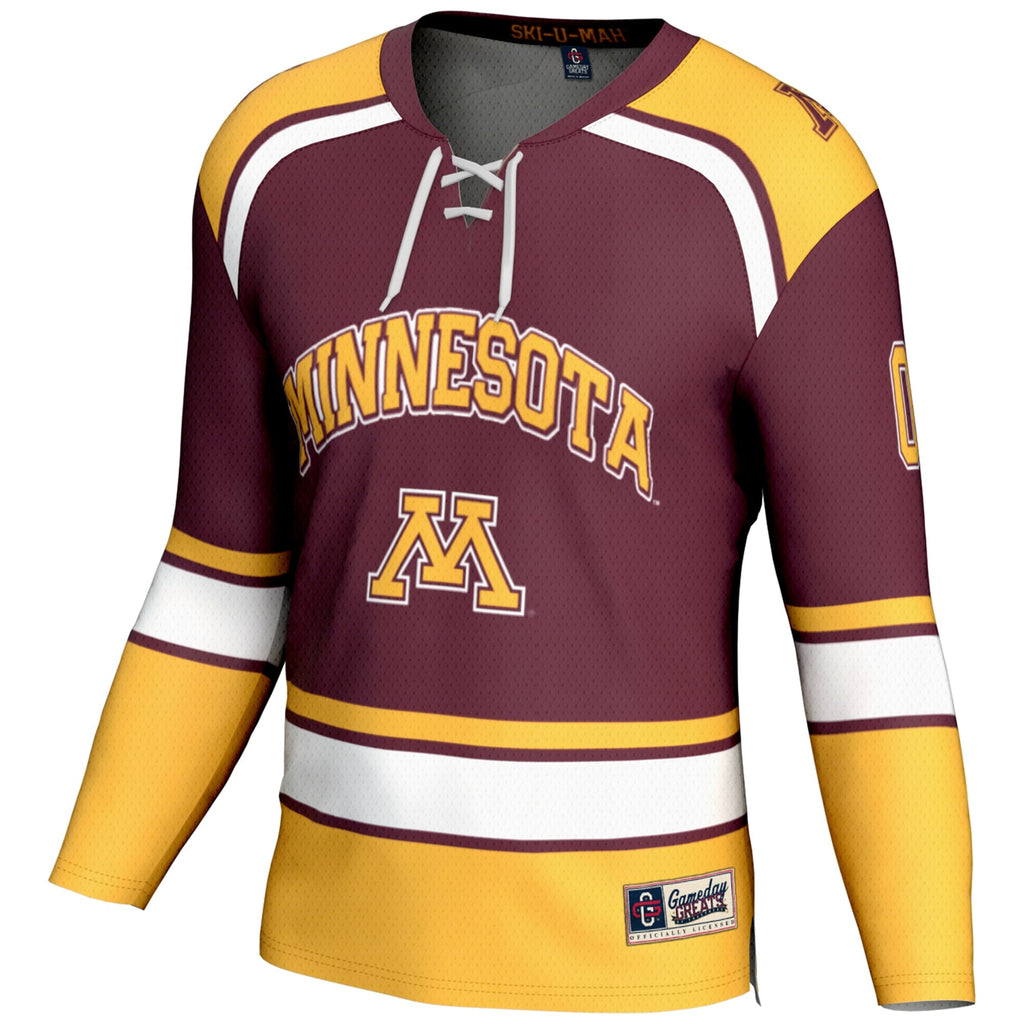 Minnesota Golden Gophers NIL Pick-A-Player Hockey Jersey - Maroon