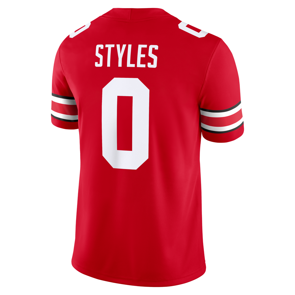 Sonny Styles Scarlet Ohio State Buckeyes Game Jersey