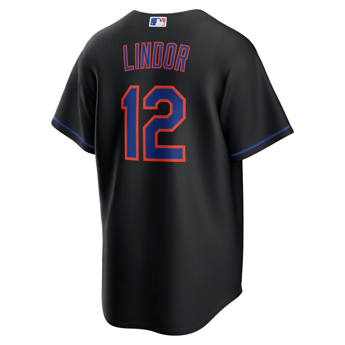 New York Mets Francisco Lindor Black Alternate Replica Baseball Jersey