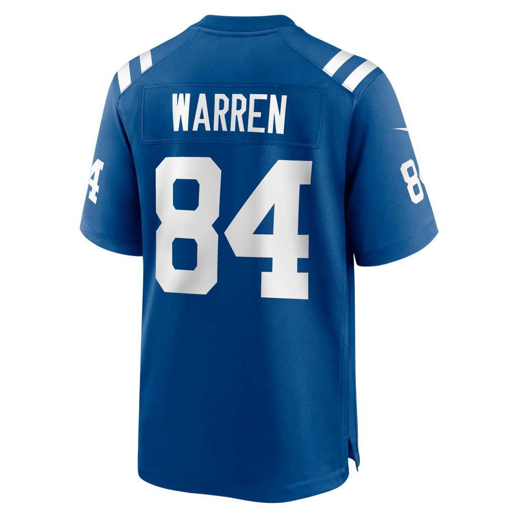 Indianapolis Colts Tyler Warren Royal Team Game Football Jersey