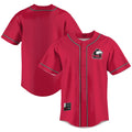 Northern Illinois Huskies Lightweight Baseball Jersey - Cardinal
