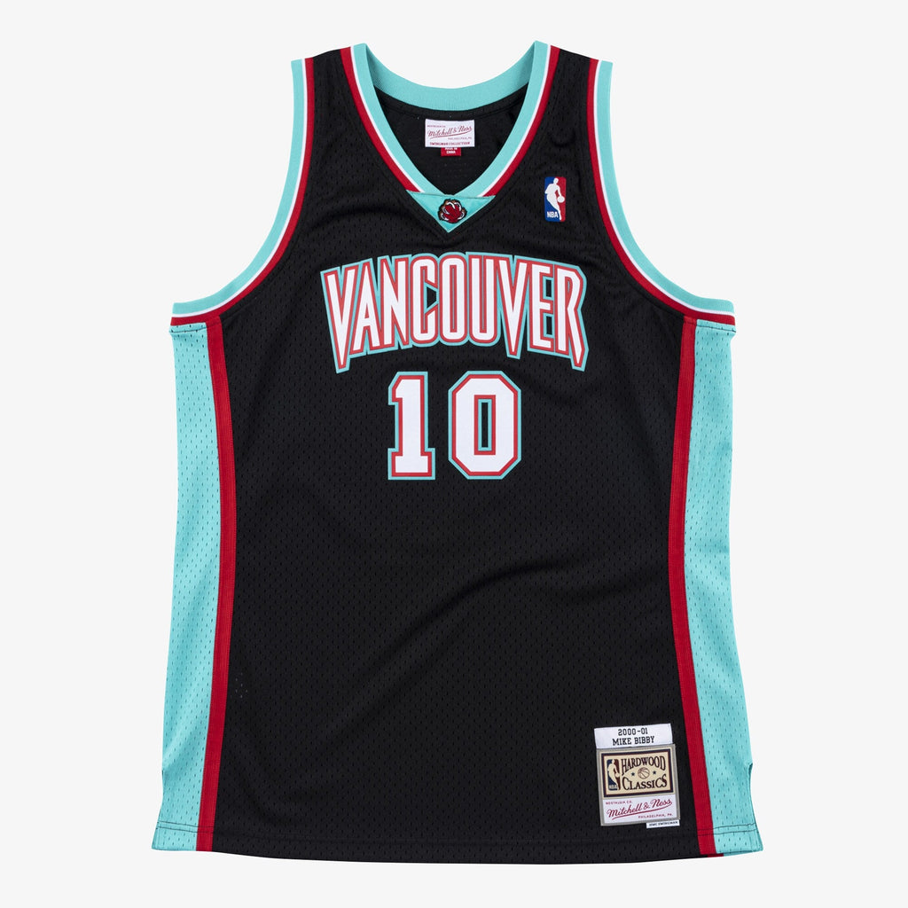 Vancouver Grizzlies Mike Bibby 2000 Swingman Jersey - Black