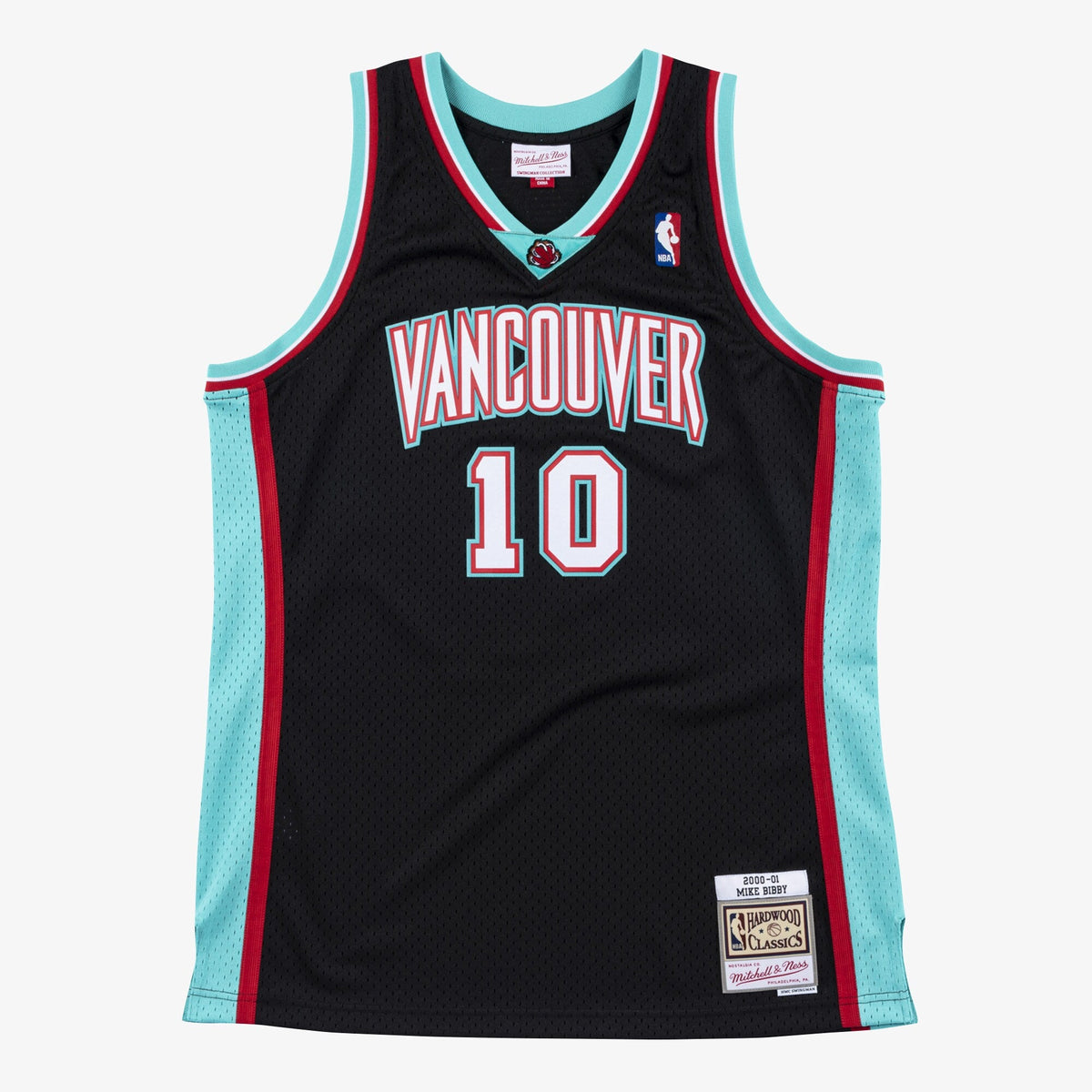 Vancouver Grizzlies Mike Bibby 2000 Swingman Jersey - Black