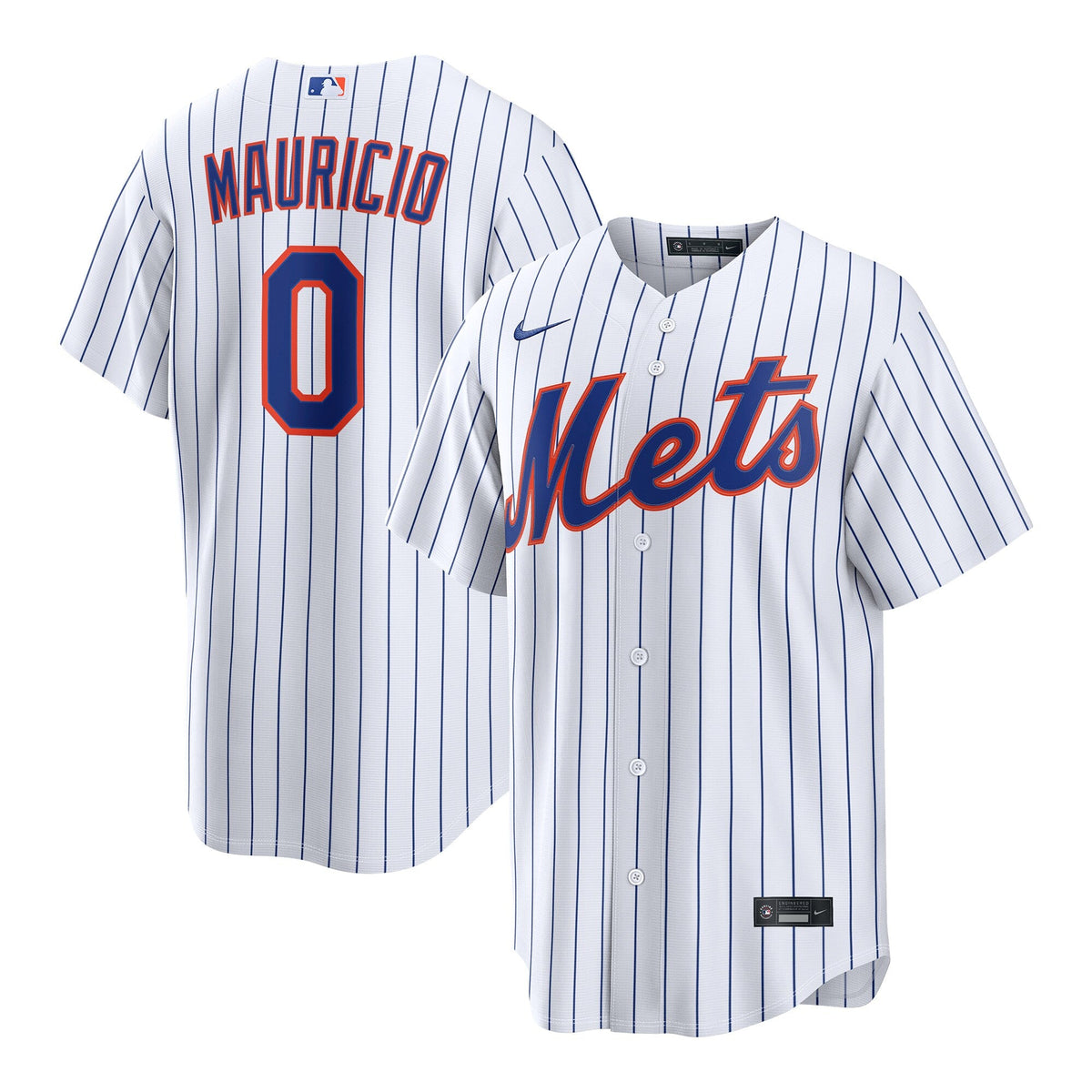 New York Mets Ronny Mauricio White Home Replica Baseball Jersey