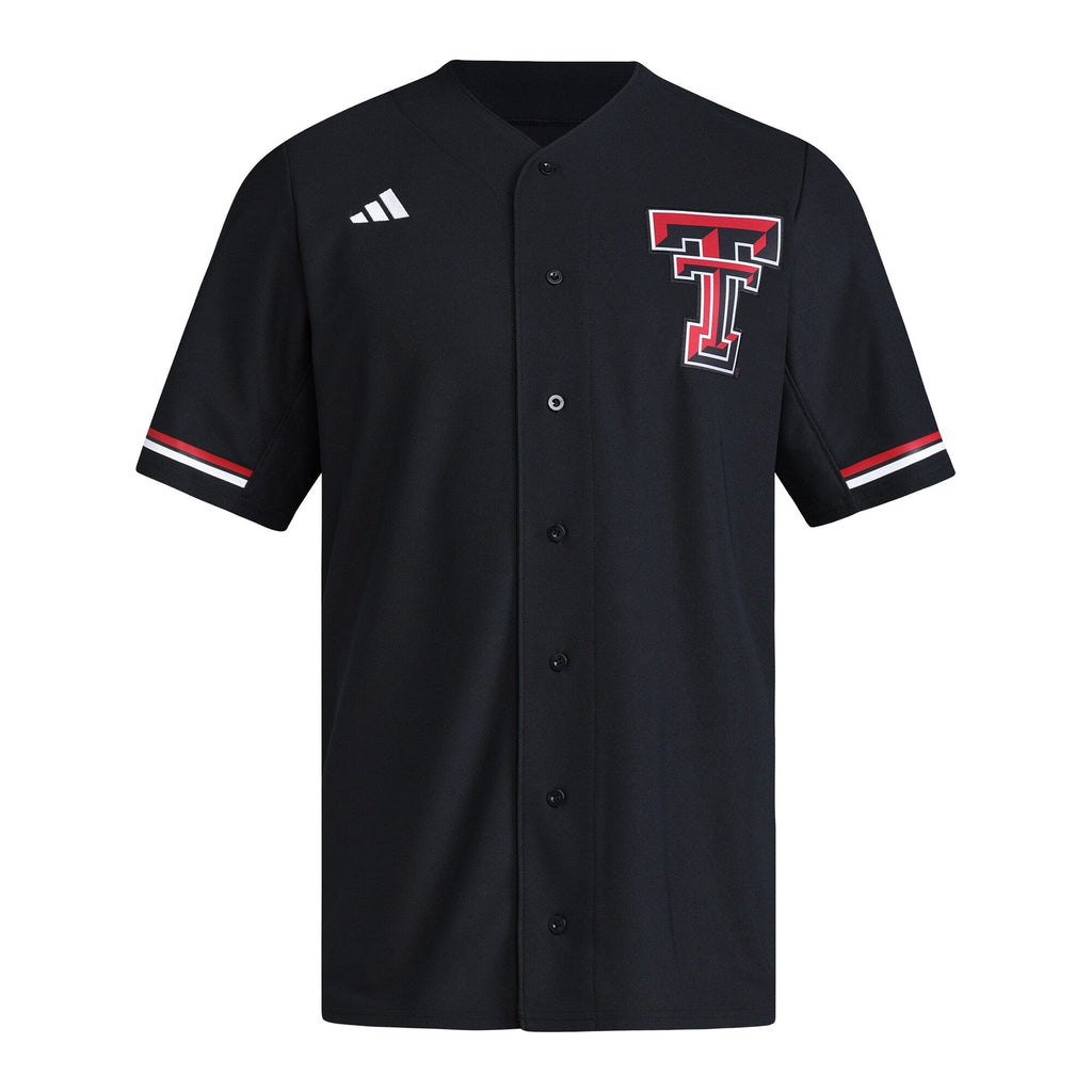 Black Texas Tech Red Raiders Replica Baseball Jersey