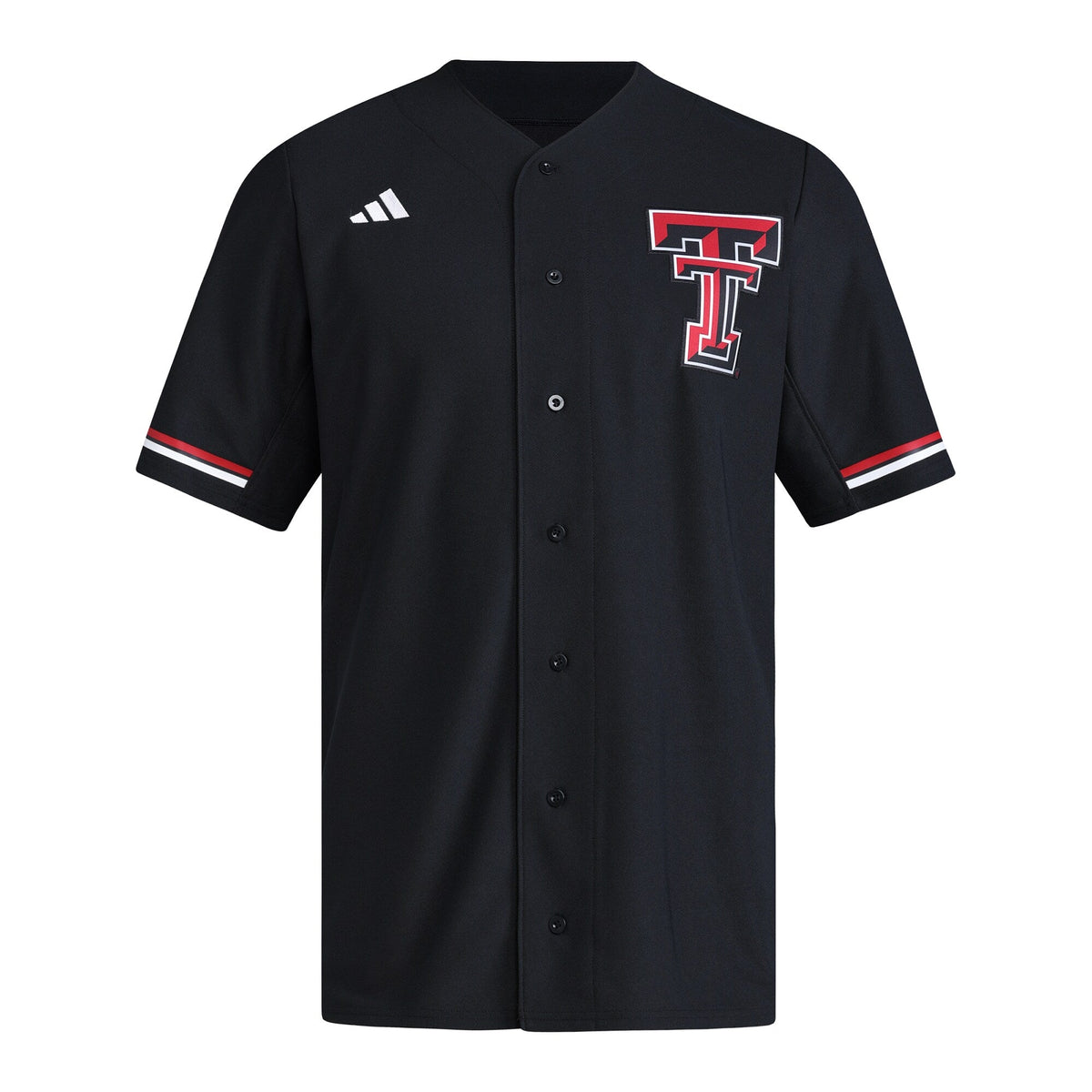 Black Texas Tech Red Raiders Replica Baseball Jersey