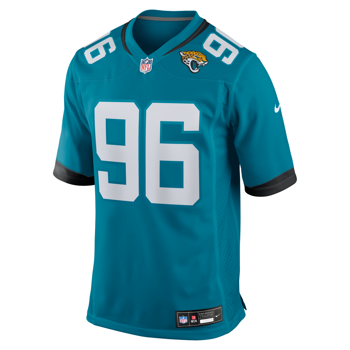 Jacksonville Jaguars Adam Gotsis Teal Game Football Jersey