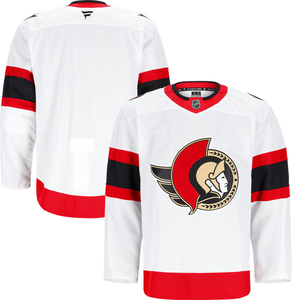 Ottawa Senators White Away Pro Jersey