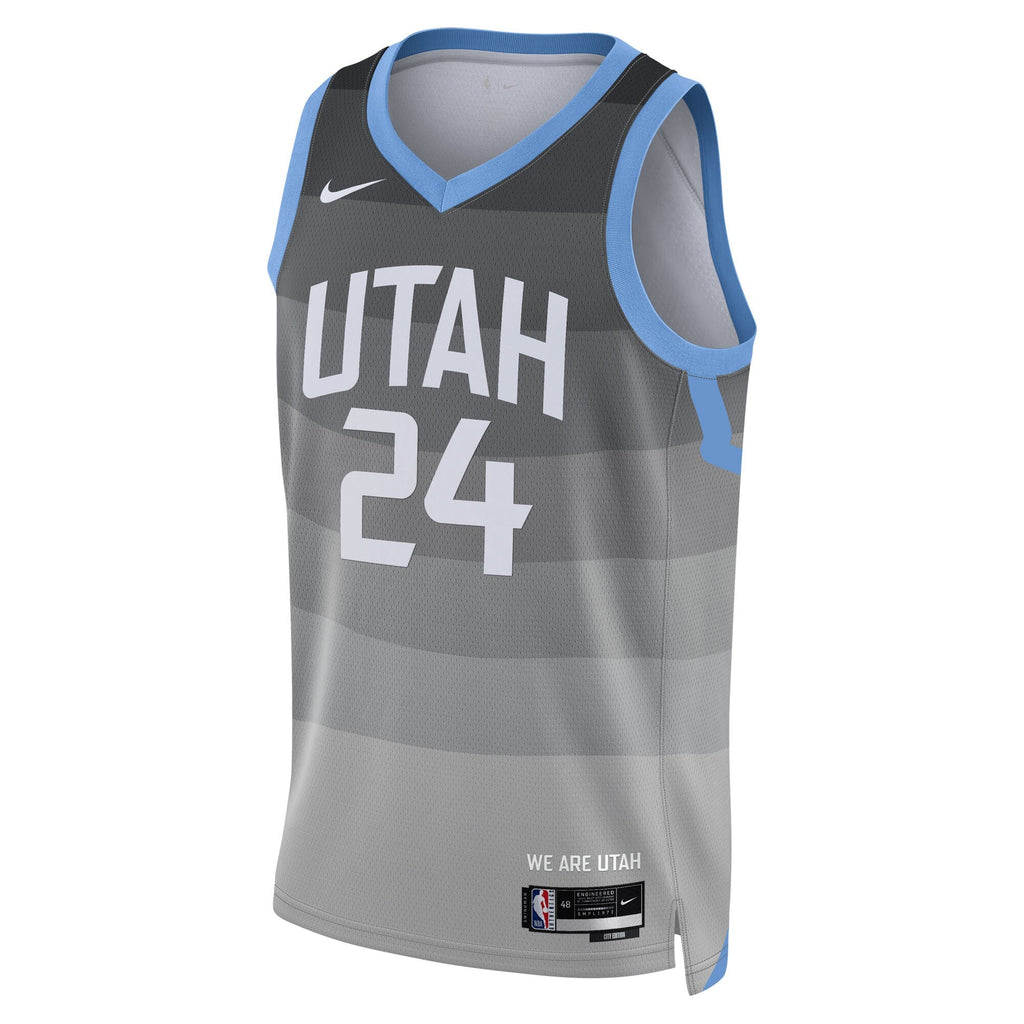 Utah Jazz 2025/26 City Edition Swingman Jersey - Gray - Walker Kessler