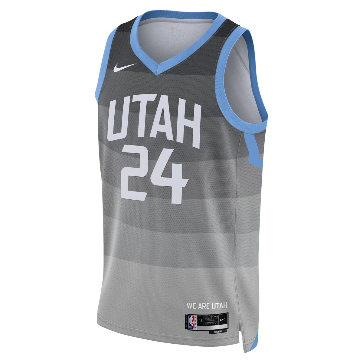 Utah Jazz 2025/26 City Edition Swingman Jersey - Gray - Walker Kessler