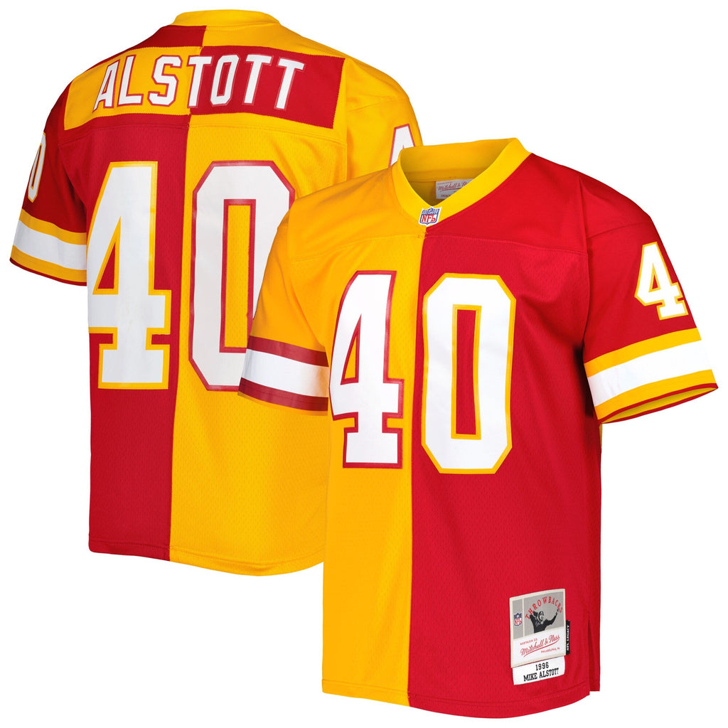 Tampa Bay Buccaneers Mike Alstott Orange/Red 1996 Split Legacy Replica Football Jersey