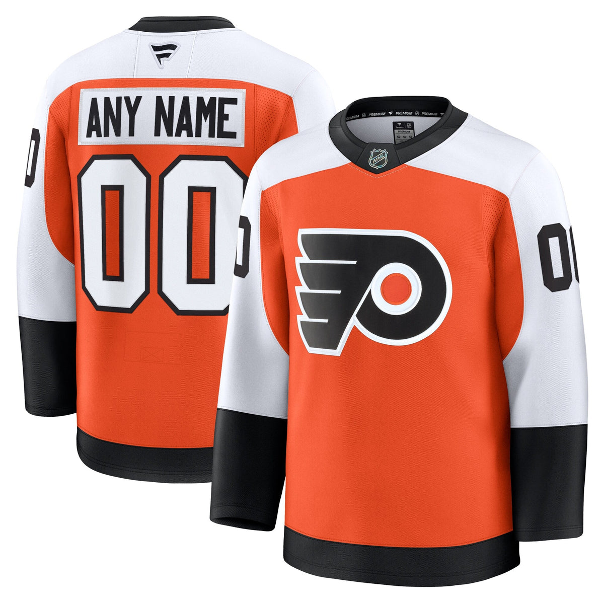 Philadelphia Flyers Orange Home Premium Custom Jersey