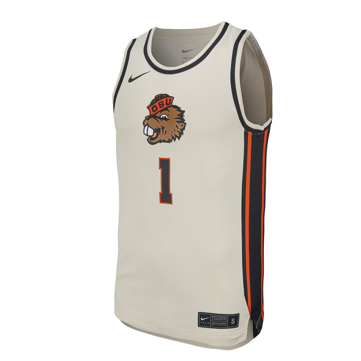Natural Oregon State Beavers Replica Basketball Jersey