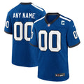Indiana Nights Indianapolis Colts Blue Alternate Custom Game Football Jersey