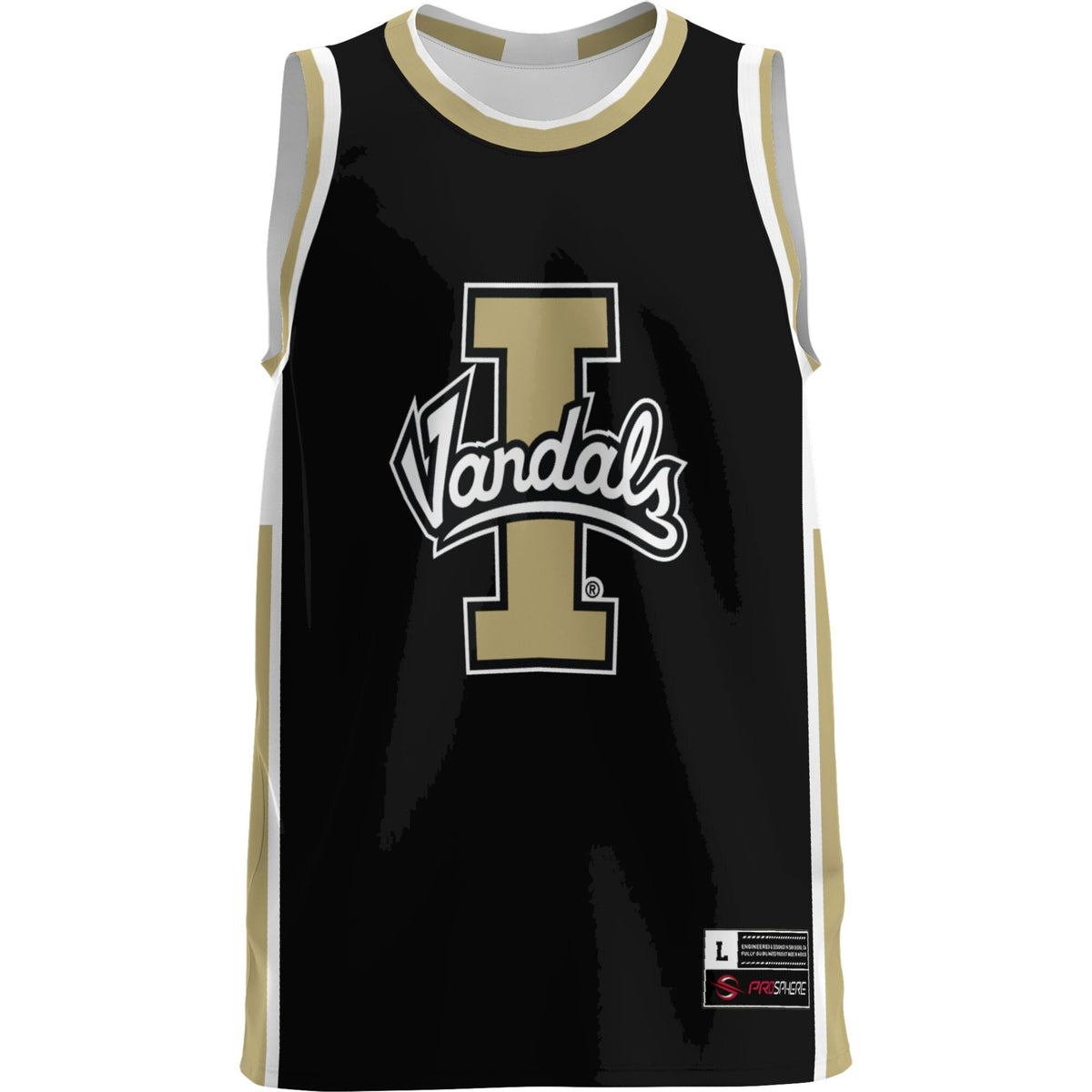 Idaho Vandals Lightweight Basketball Jersey - Gold