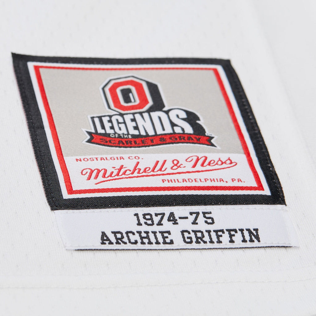 Archie Griffin Ohio State Buckeyes 1975 College Vault Legacy Jersey - White