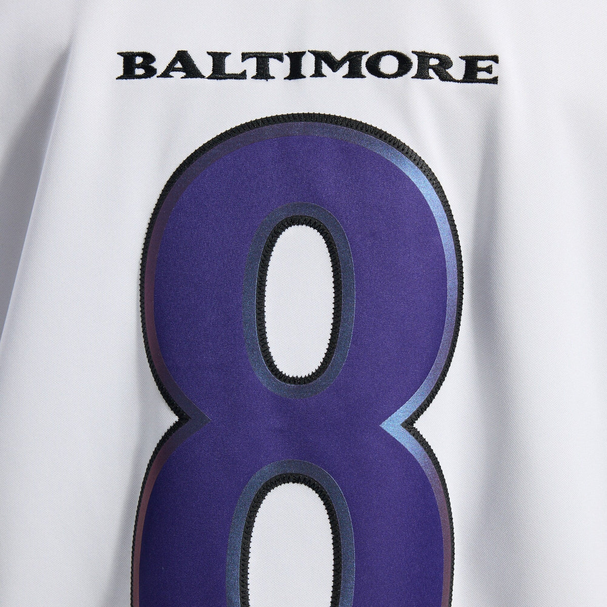 Baltimore Ravens Lamar Jackson White Vapor F.U.S.E. Stitched Limited Football Jersey