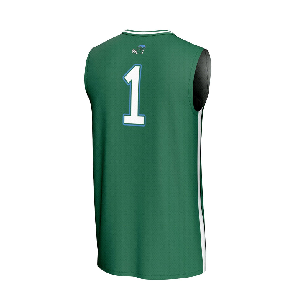 #1 Tulane Green Wave Lightweight Collegiate Basketball Fashion Jersey - Green