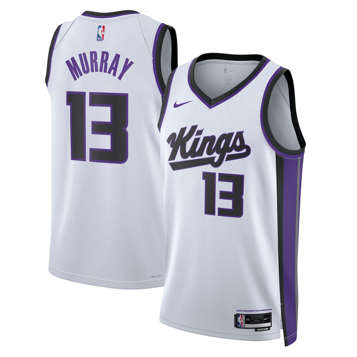 Sacramento Kings Association Edition Swingman Jersey - White - Keegan Murray