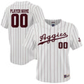 Texas A&M Aggies NIL Pick-A-Player Lightweight Baseball Jersey - White