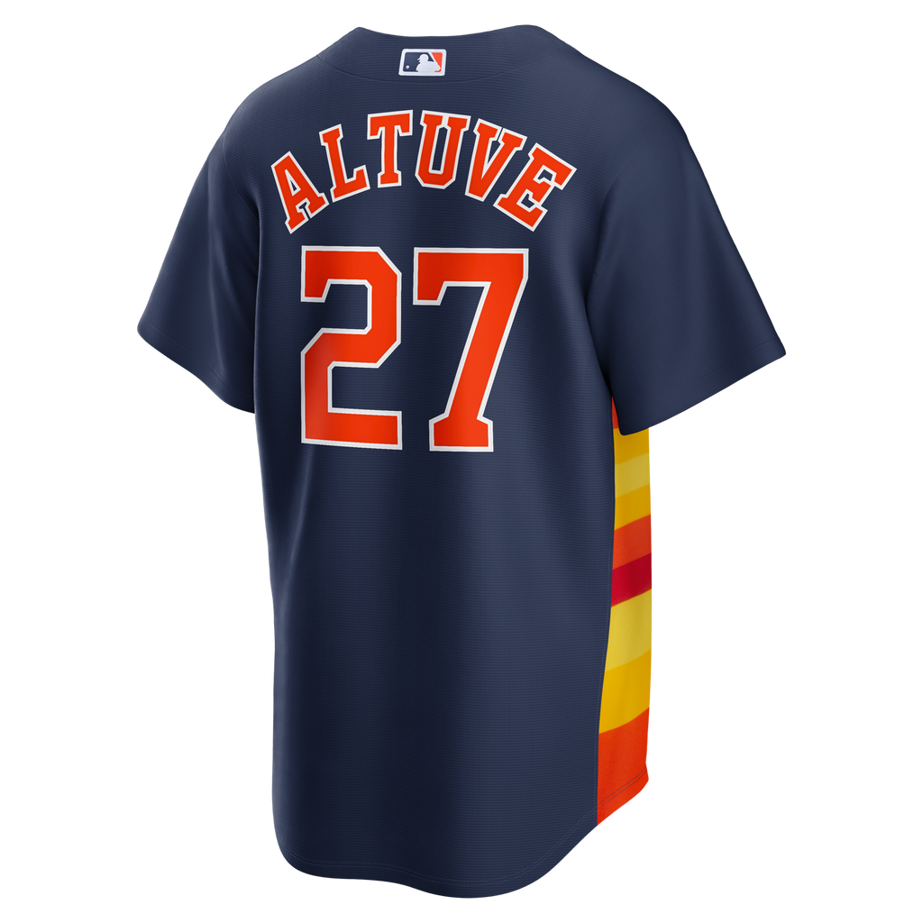 Houston Astros Jose Altuve Navy Alternate 2 Replica Baseball Jersey