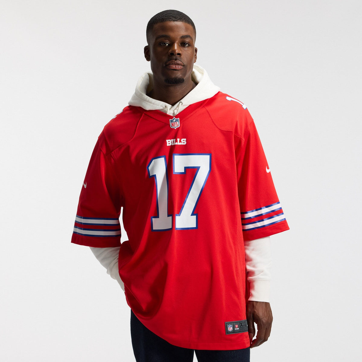 Buffalo Bills Josh Allen Red Alternate Game Football Jersey