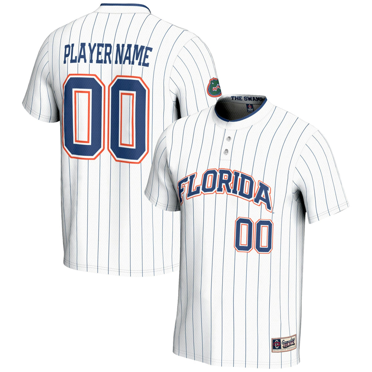 Florida Gators NIL Pick-A-Player Lightweight Softball Jersey - White