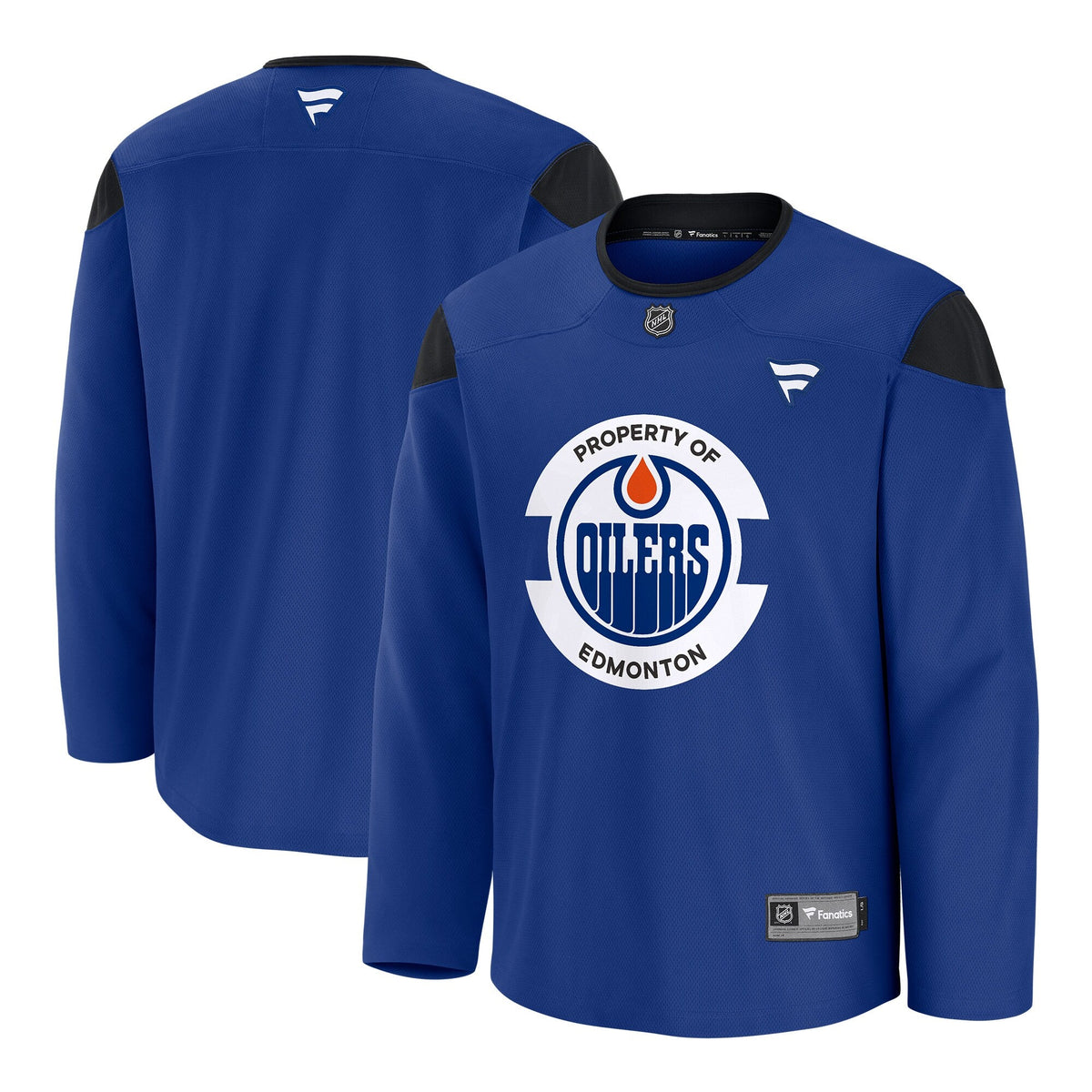 Edmonton Oilers Royal Practice Jersey
