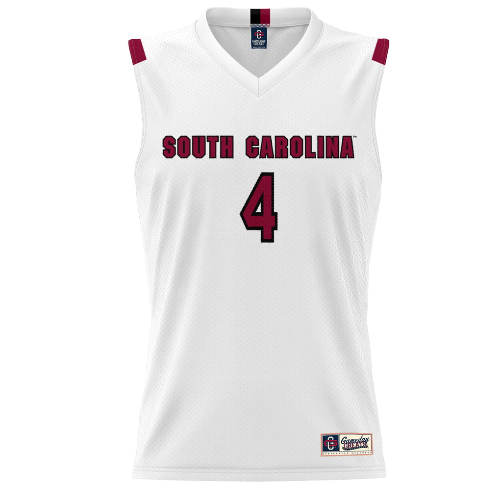 Aliyah Boston White South Carolina Gamecocks Lightweight Basketball Alumni Jersey