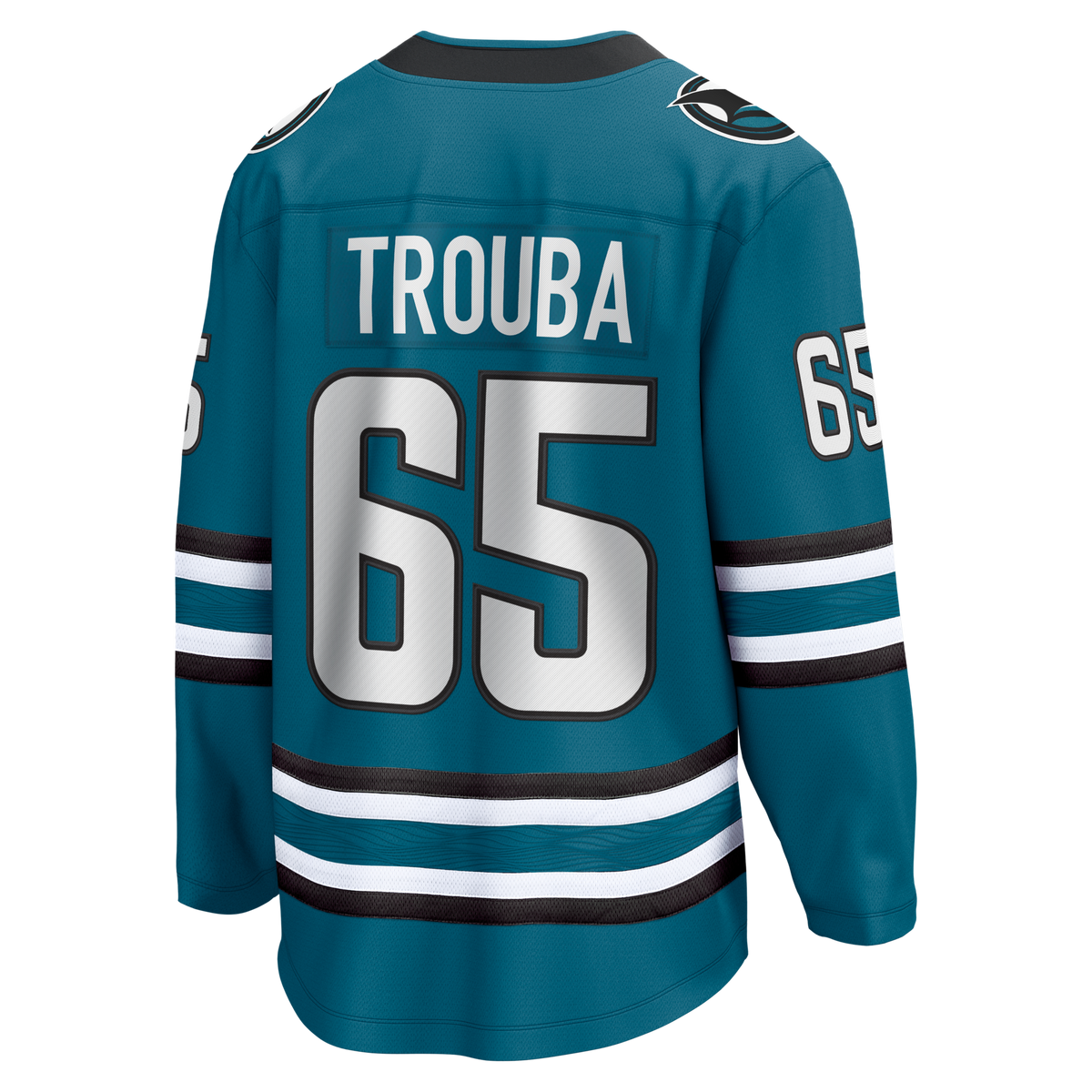 San Jose Sharks Jacob Trouba Teal Home Breakaway Hockey Jersey