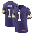 Minnesota Vikings Warren Moon Purple Retired Player Alternate Game Football Jersey