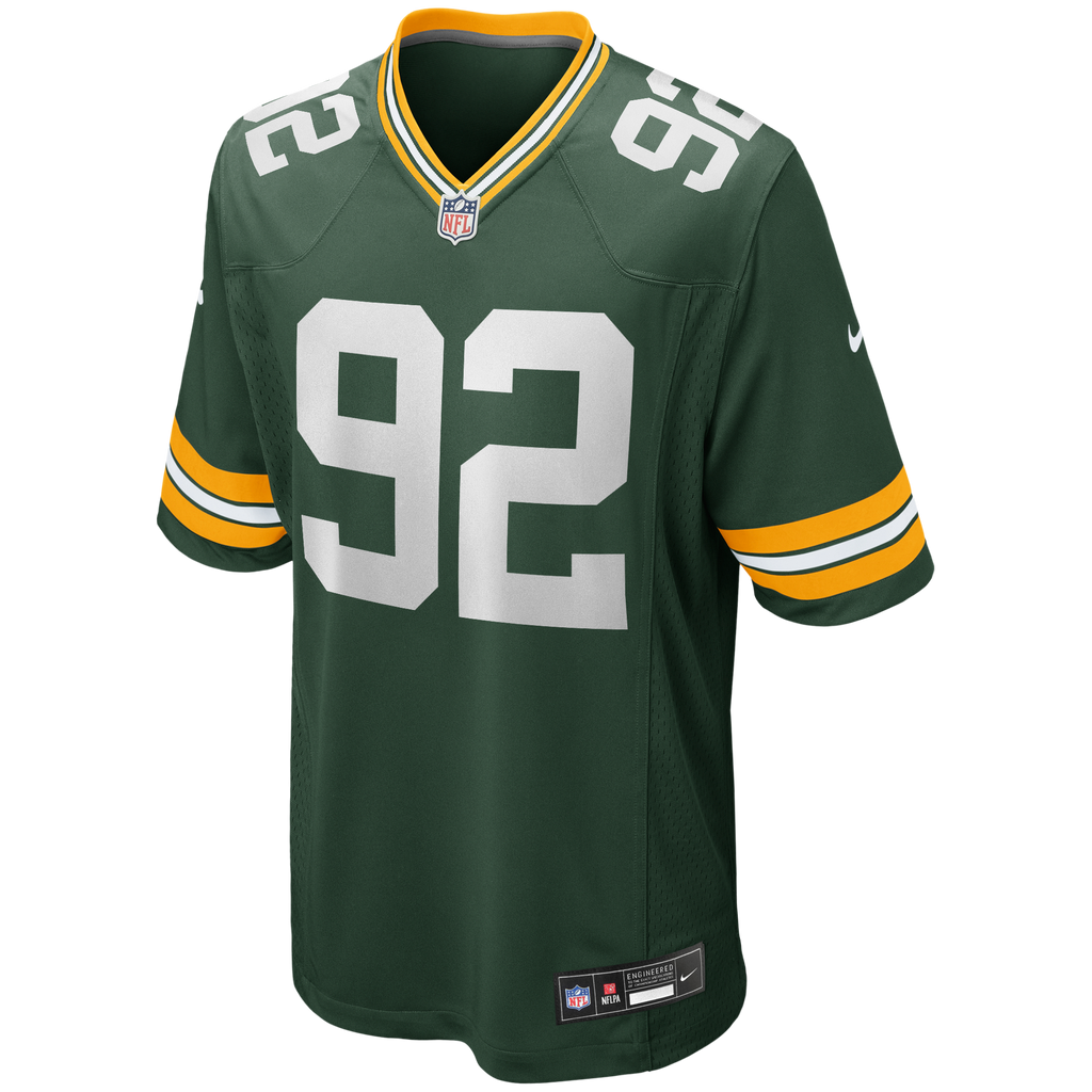 Green Bay Packers Reggie White Green Game Retired Player Football Jersey