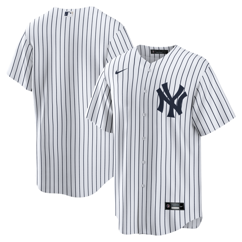 New York Yankees White Home Big & Tall Replica Baseball Jersey