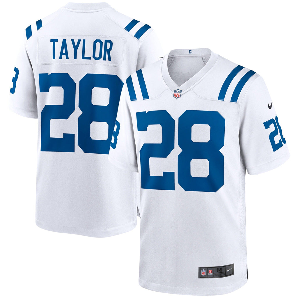 Indianapolis Colts Jonathan Taylor White Game Football Jersey