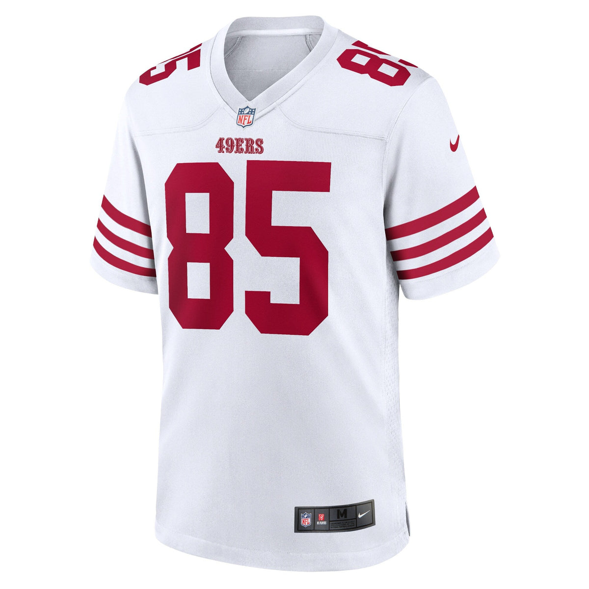 San Francisco 49ers George Kittle White Player Game Football Jersey