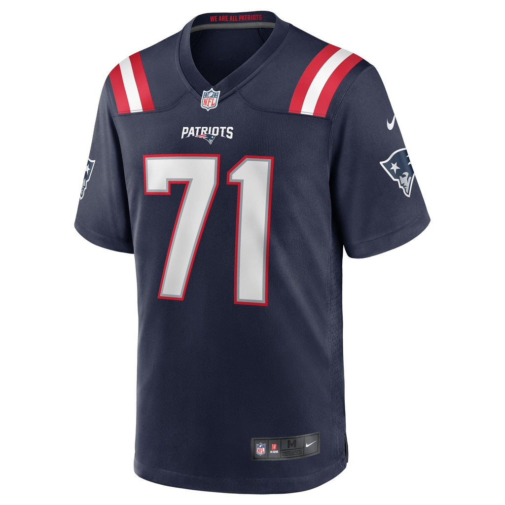 New England Patriots Mike Onwenu Navy Team Game Football Jersey