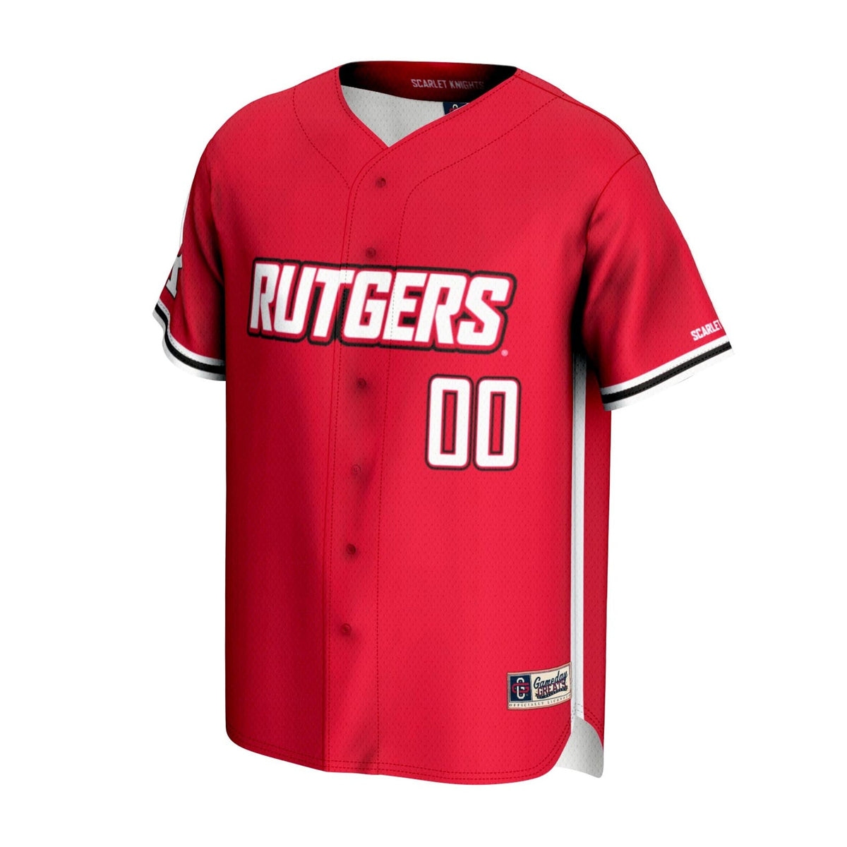 Rutgers Scarlet Knights NIL Pick-A-Player Lightweight Baseball Jersey - Scarlet